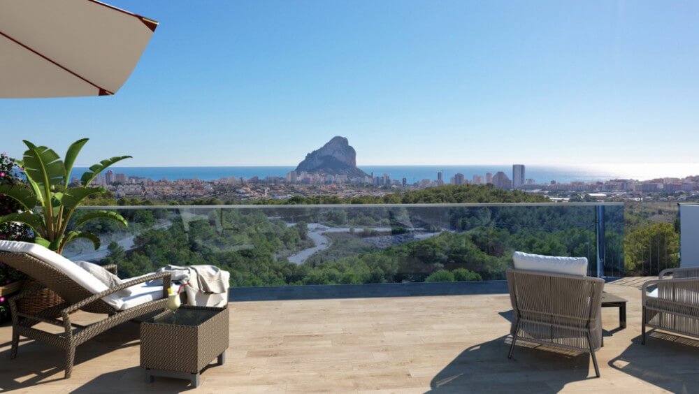 Апартамент с тераса в Калпе